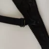 Dolce & Gabbana Black Silk Lace Balconcino Bra Underwear - Image 7