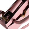 Versace Pink Small Top Handle Grainy Calf Leather Crossbody Bag - Image 8