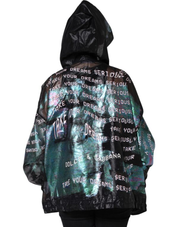 Dolce & Gabbana Multicolor Print Hooded Sweatshirt Sweater - Image 4