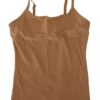 Dolce & Gabbana Brown Nylon Stretch Sleeveless Top Underwear - Image 3