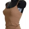 Dolce & Gabbana Brown Nylon Stretch Sleeveless Top Underwear - Image 5