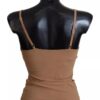 Dolce & Gabbana Brown Nylon Stretch Sleeveless Top Underwear - Image 6