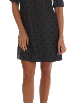 Dolce & Gabbana Chic Polka Dotted Wool Dress