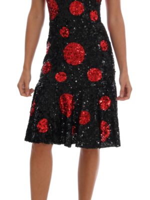 Dolce & Gabbana Elegant Polka Dotted Shift Dress