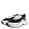 Dolce & Gabbana White Black Logo Plaque Daymaster Sneakers Shoes - Image 3