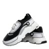 Dolce & Gabbana White Black Logo Plaque Daymaster Sneakers Shoes - Image 7