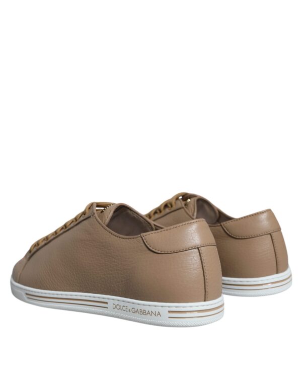 Dolce & Gabbana Brown Low Top Men Saint Tropez Sneakers Shoes - Image 4