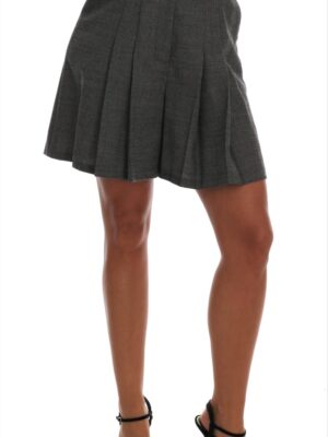 Dolce & Gabbana Chic High Waist Wool Mini Shorts