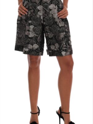 Dolce & Gabbana Elegant High-Waist Brocade Shorts