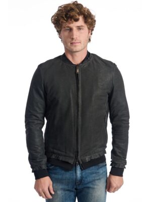 Roberto Pepe Luxury Gray Lambskin Men Jacket