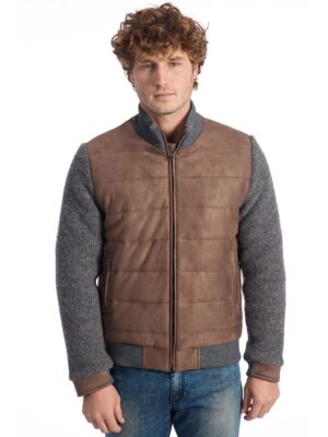 Roberto Pepe Luxury Brown Wool Men Jacket