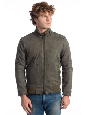 Roberto Pepe Luxury Green Ecomontone Men Jacket