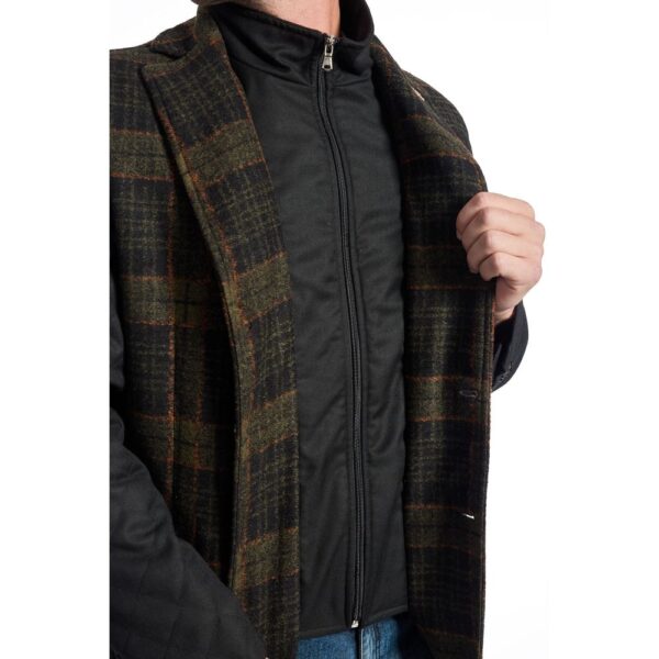 Roberto Pepe Luxury Brown Wool Men Jacket - Image 4