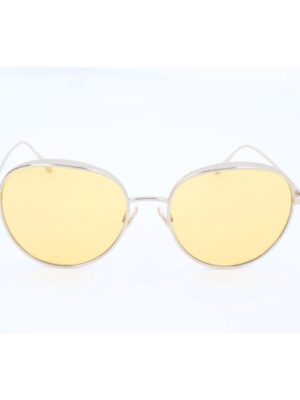 Jimmy Choo Gold Stainless Steel Sunglasses