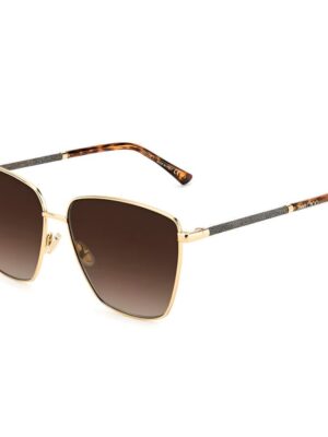 Jimmy Choo Gold Metal Sunglasses
