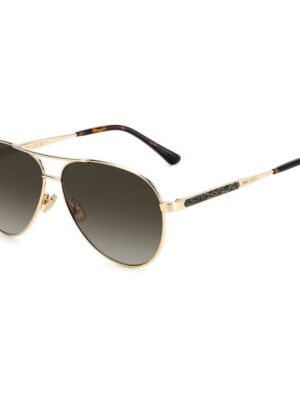 Jimmy Choo Gold Metal Sunglasses