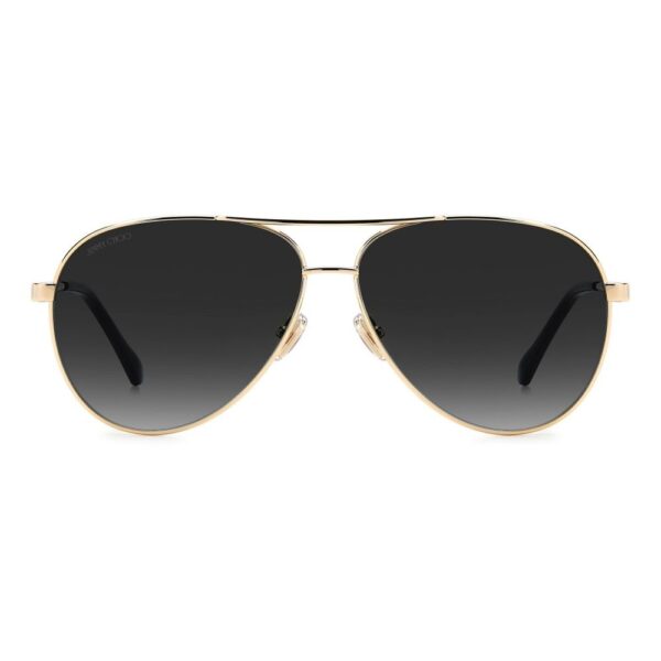 Jimmy Choo Gold Metal Sunglasses - Image 2