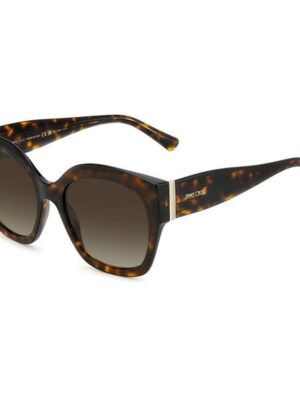 Jimmy Choo Brown Haircalf Sunglasses