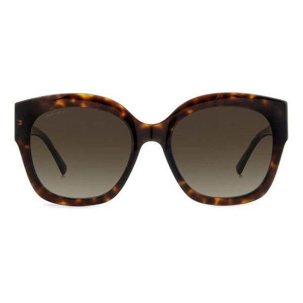 Jimmy Choo Brown Haircalf Sunglasses - Image 2