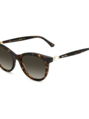 Jimmy Choo Brown Haircalf Sunglasses