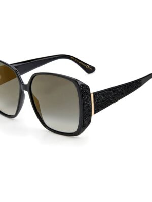 Jimmy Choo Black Plastic Sunglasses