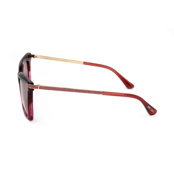 Jimmy Choo Red Metal Sunglasses - Image 3