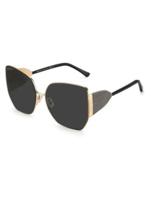 Jimmy Choo Gold Metal Sunglasses