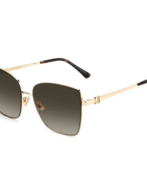 Jimmy Choo Gold Metal Sunglasses