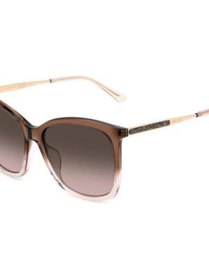 Jimmy Choo Brown Haircalf Sunglasses