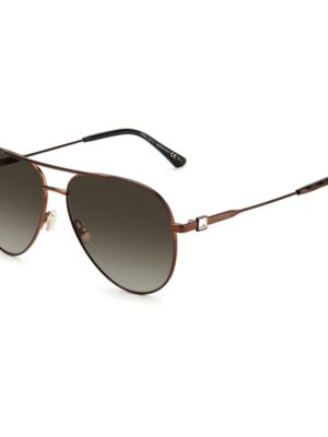 Jimmy Choo Brown Metal Sunglasses