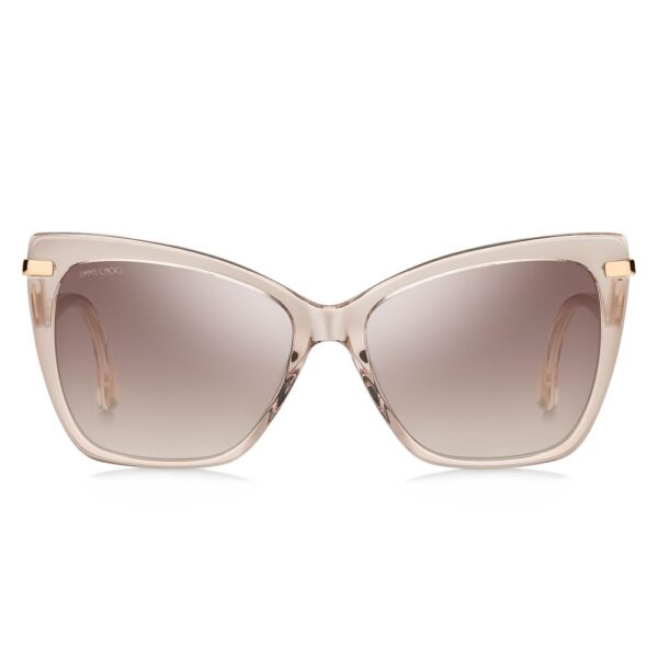 Jimmy Choo Beige Haircalf Sunglasses - Image 2