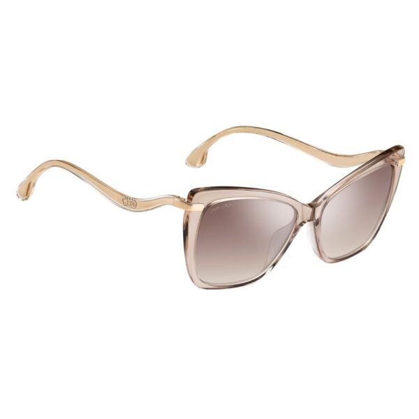 Jimmy Choo Beige Haircalf Sunglasses - Image 3