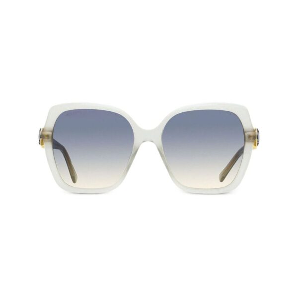 Jimmy Choo White Resin Sunglasses - Image 2
