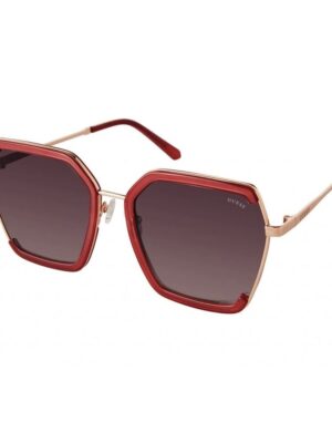 Guess Red Metal Sunglasses