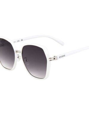 Guess White Metal Sunglasses