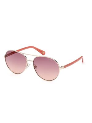 Guess Gold Metal Sunglasses