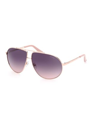 Guess Rose Gold Metal Sunglasses