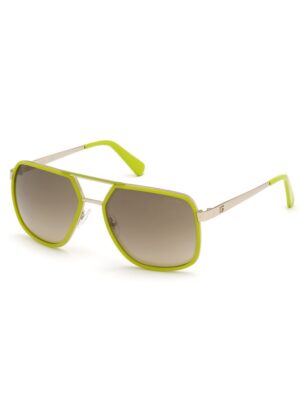 Guess Green Metal Sunglasses