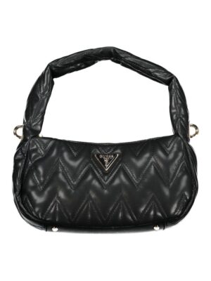 Guess Jeans Black Cotton Handbag