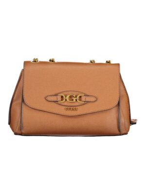 Guess Jeans Brown Polyethylene Handbag