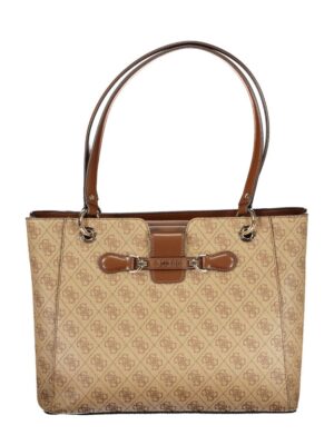 Guess Jeans Beige Polyethylene Handbag