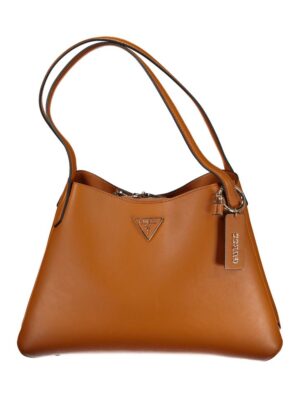 Guess Jeans Brown Polyethylene Handbag