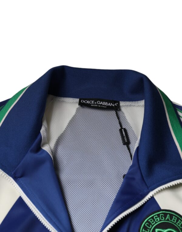 Dolce & Gabbana Multicolor Polyester Full Zip Bomber Jacket - Image 8