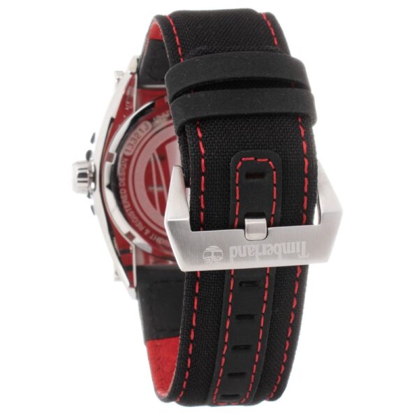 Timberland Black Leather Watch - Image 2