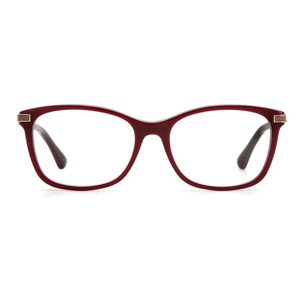 Jimmy Choo Burgundy Haircalf Frames - Image 2