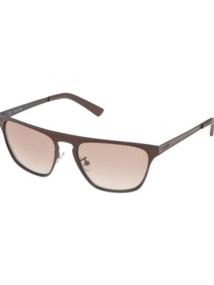 Police Gray Metal Sunglasses