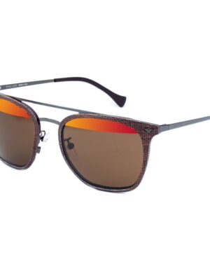 Police Brown Metal Sunglasses