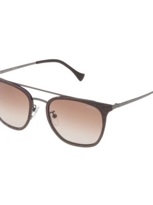 Police Brown Metal Sunglasses