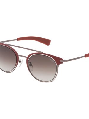 Police Red Metal Sunglasses