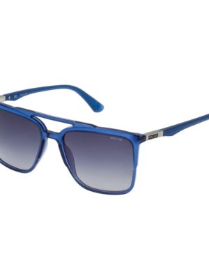 Police Blue Acetate Sunglasses